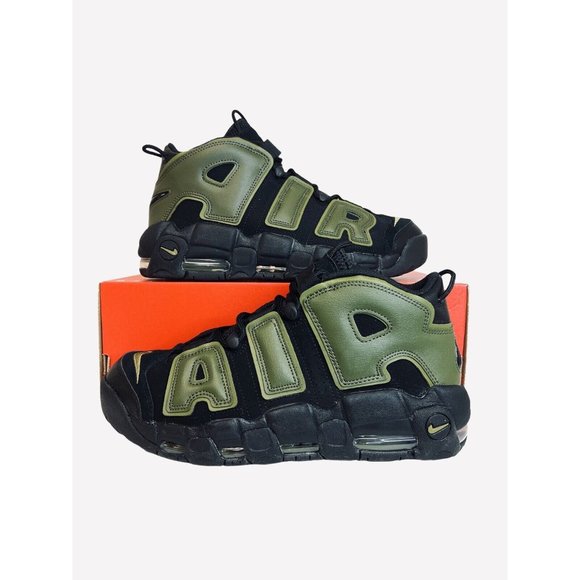 nike air more uptempo mens olive